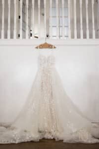 Dramatic layers of tulle, enchanted wedding dress. 