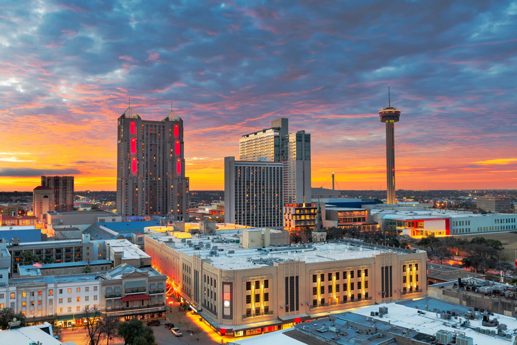 The Tower of the Americas in San Antonio Texas