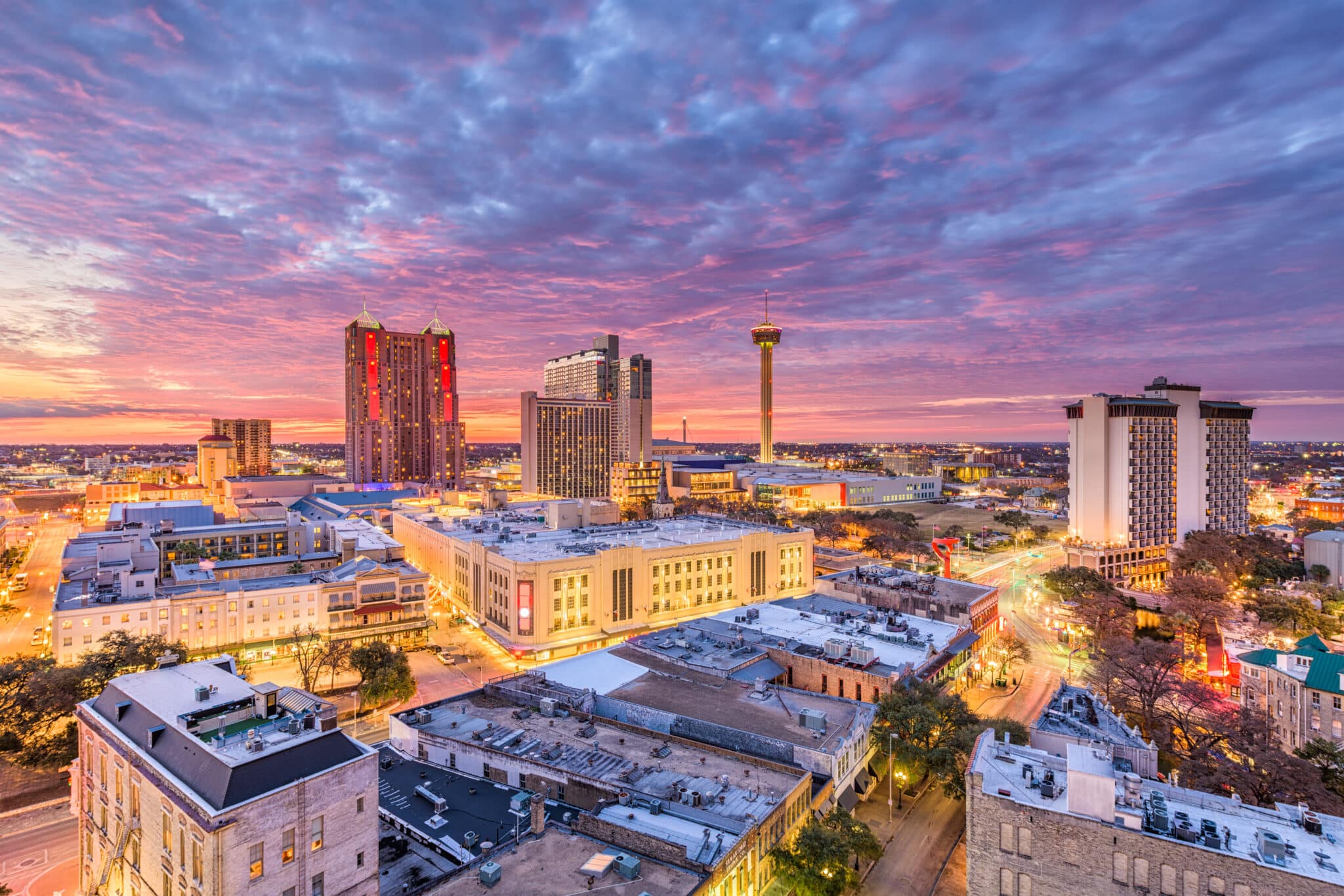 skyline of San Antonio Texas